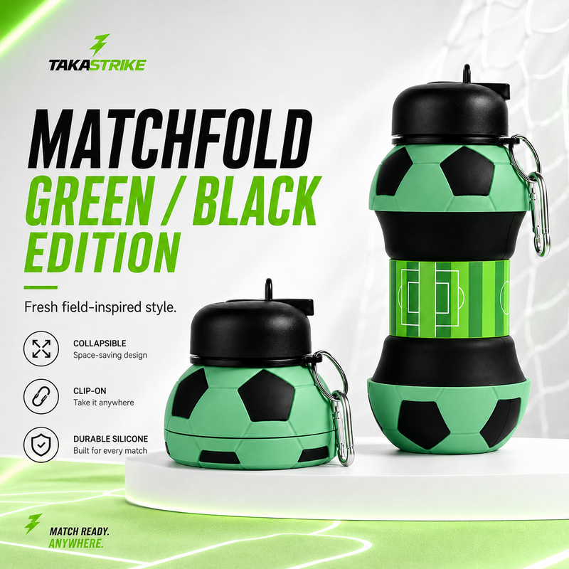 MatchFold Soccer Bottle