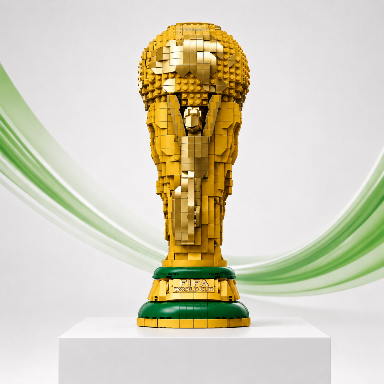 Golden Victory Block Trophy