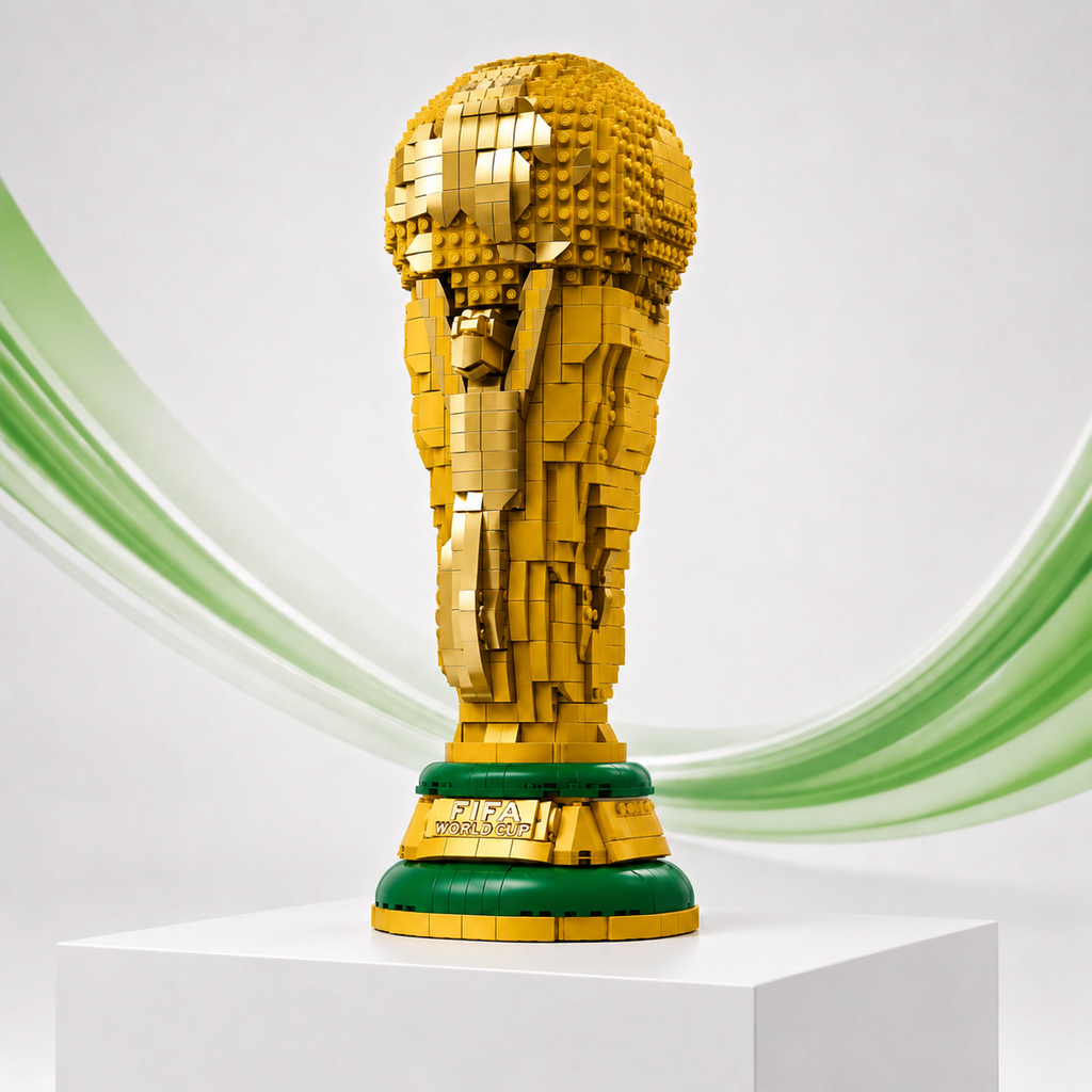 Golden Victory Block Trophy